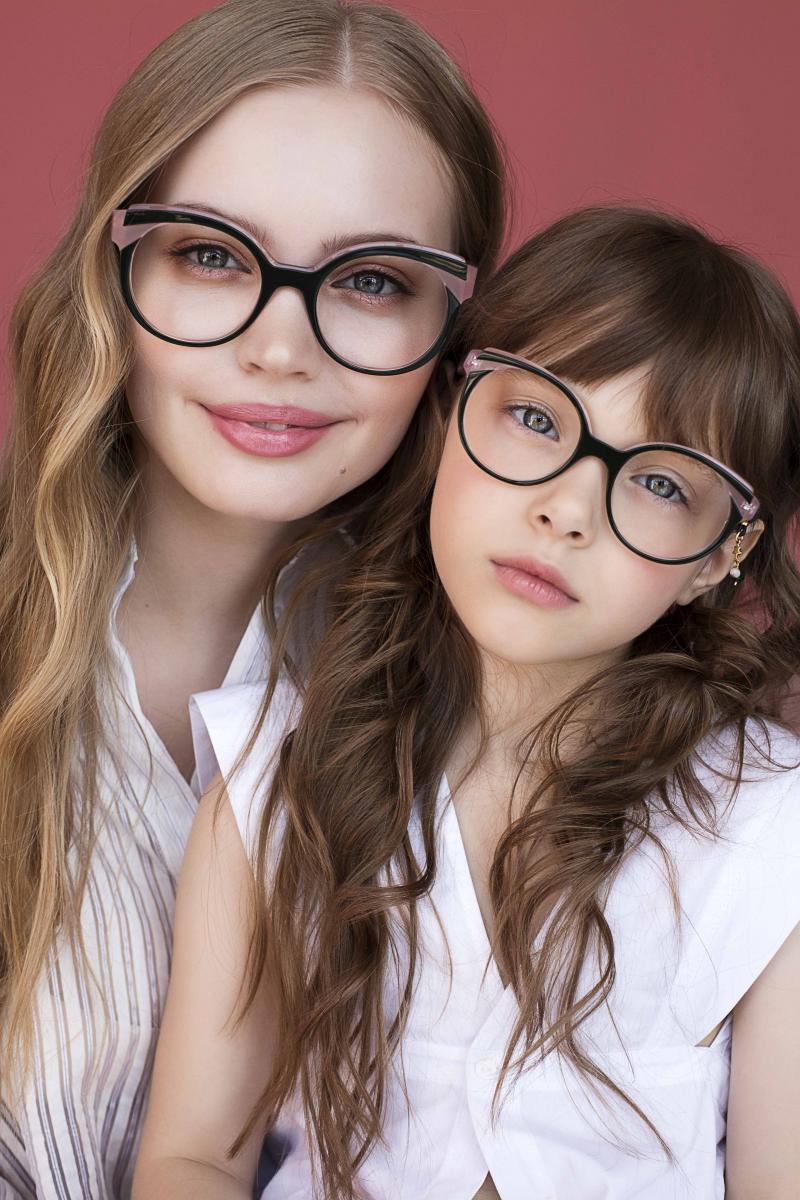Caroline Abram 眼鏡 母女眼鏡 兒童眼鏡 法國手工 美女媽媽