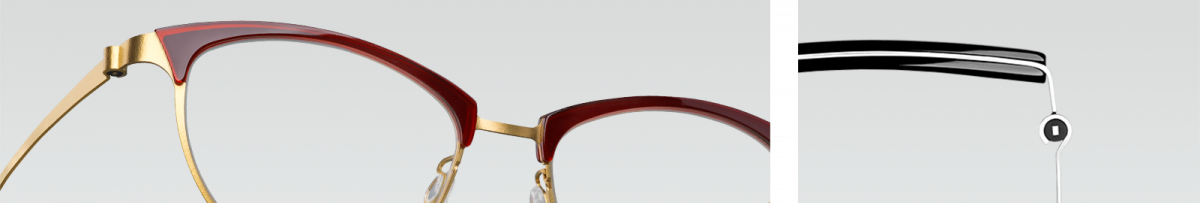 LINDBERG 眉框眼鏡款式 Strip Titanium 9800 